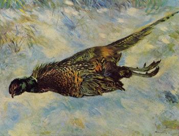 皮埃爾 奧古斯特 雷諾阿 Pheasant in the Snow 皮埃爾 奧古斯特 雷諾阿 Pheasant in the Snow